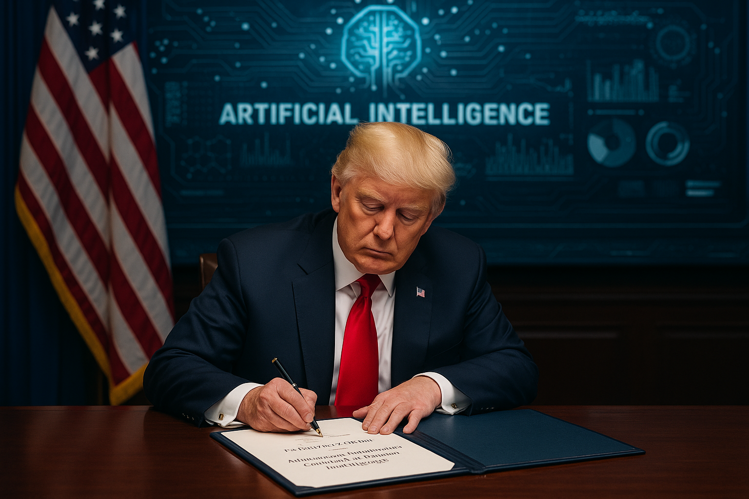President Trump signs Executive Order 14179 on Artificial Intelligence in 2025