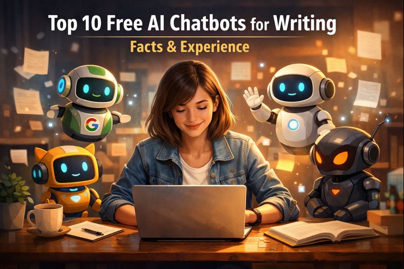 Top 10 free AI chatbots for writing based on personal experience